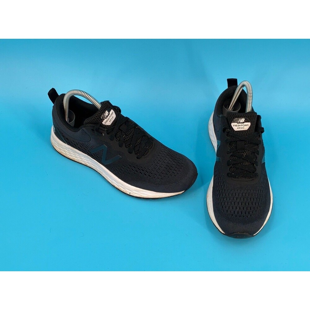 New Balance Fresh Foam Arishi Black Running Shoes Approx Womens 8 Mens 6.5